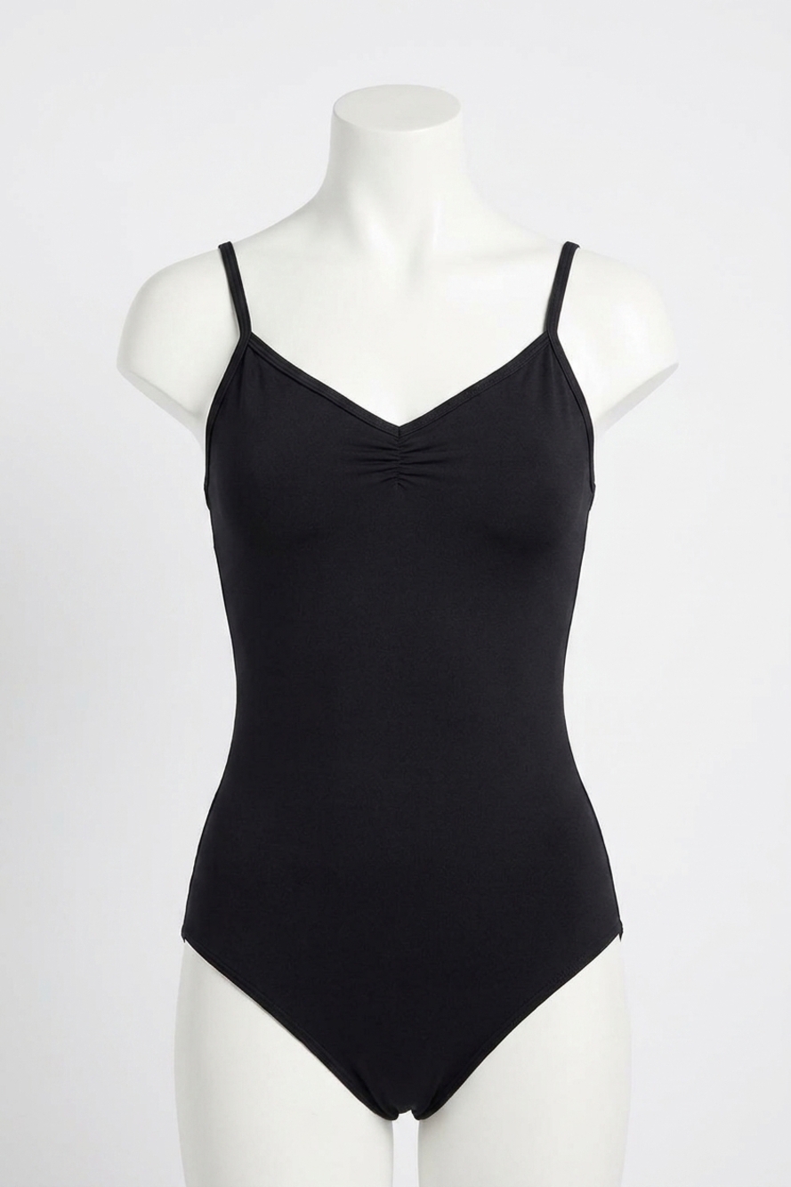 NEW BLOCH ladies strap back cami leotard in black